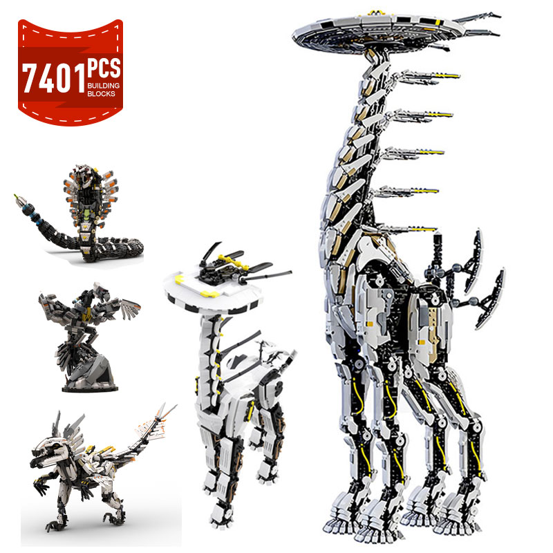 Cobra Extruder - New MOC Long-necked Beast snake Action
