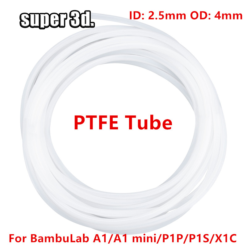 Bowden Tube - 1/2/50M Bambu Lab PTFE Tube ID