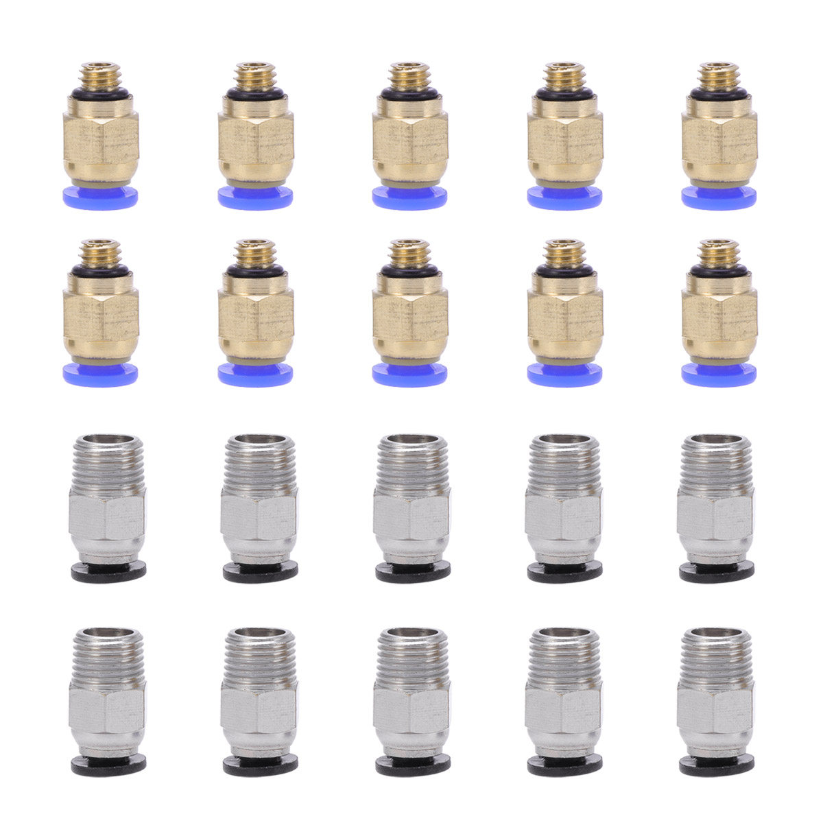 Extruder - 20Pcs Pneumatic Push Connector Pc4 M10