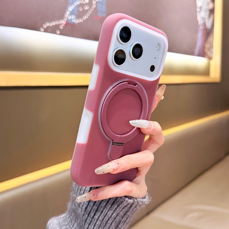 Tpu Filament - Luxury Colorful Jelly Metal Ring Stand