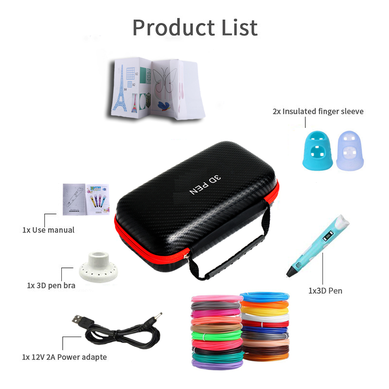 3D Pen With LCD Screen Compati - Pla Filament review and price