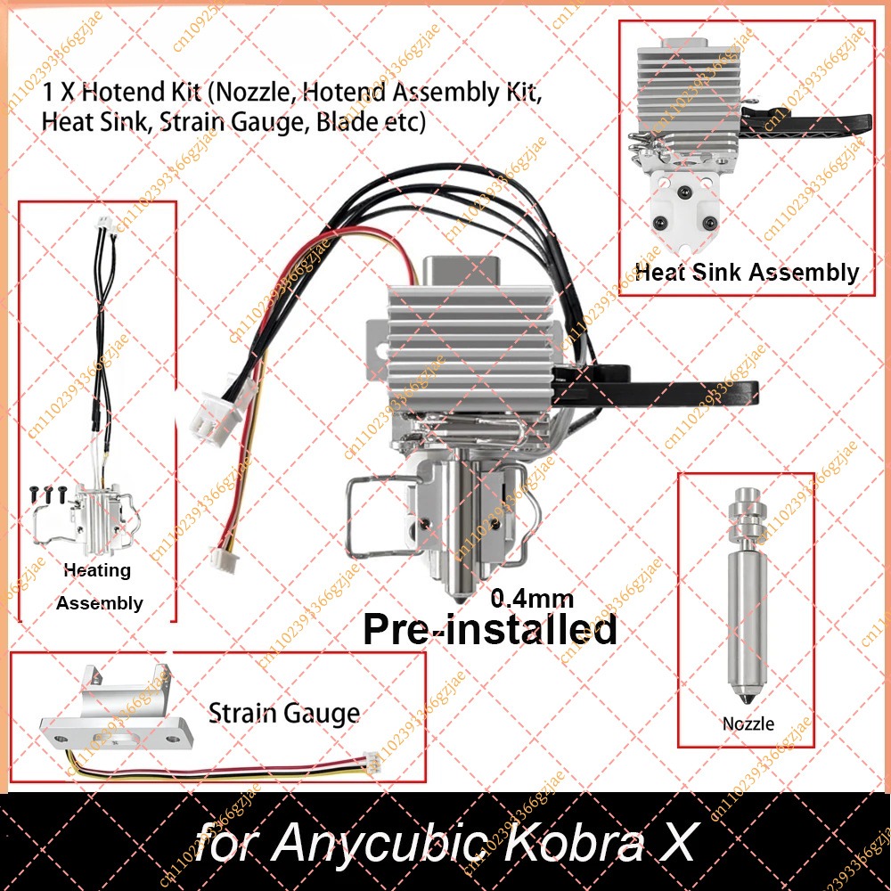0.4mm Pre-Installed Hotend Kit - Hotend 0.4Mm review and price