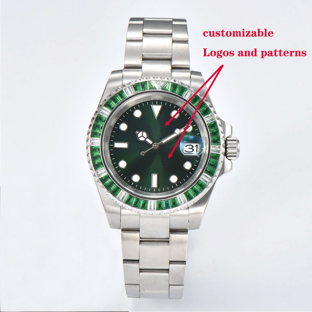 40mm Luxury Diving Men's Watch - Glass Bed review and price