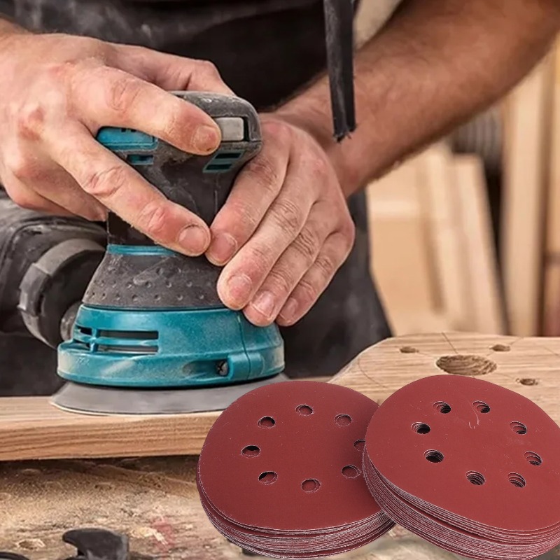 100PCS Sanding Discs 8 Hole Ho - Extruder review and price