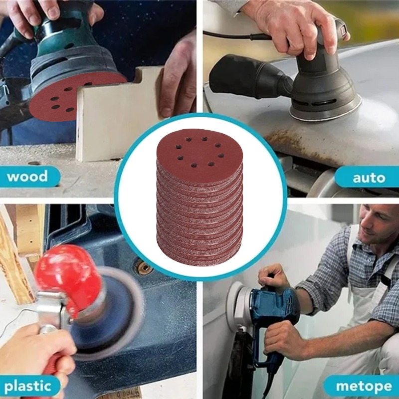 100PCS Sanding Discs 8 Hole Ho - Extruder review and price