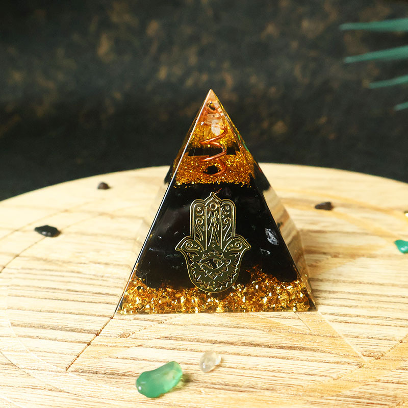 Hamsa Hand Resin Crystal Pyram - Resin review and price