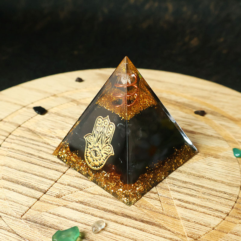 Hamsa Hand Resin Crystal Pyram - Resin review and price