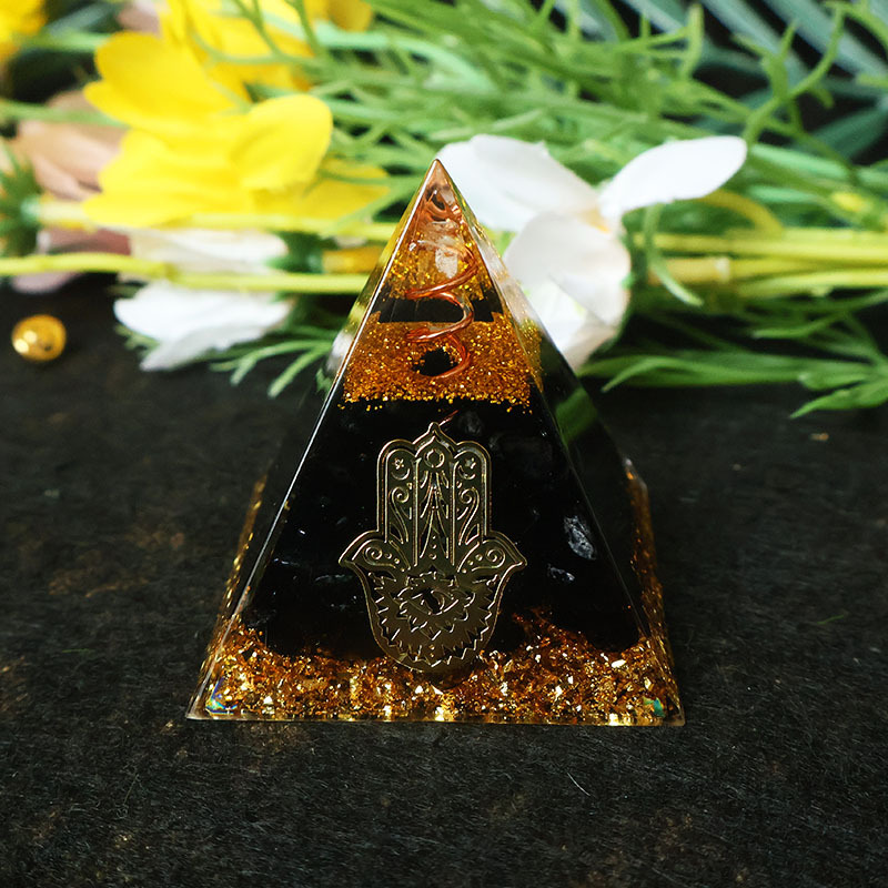 Hamsa Hand Resin Crystal Pyram - Resin review and price