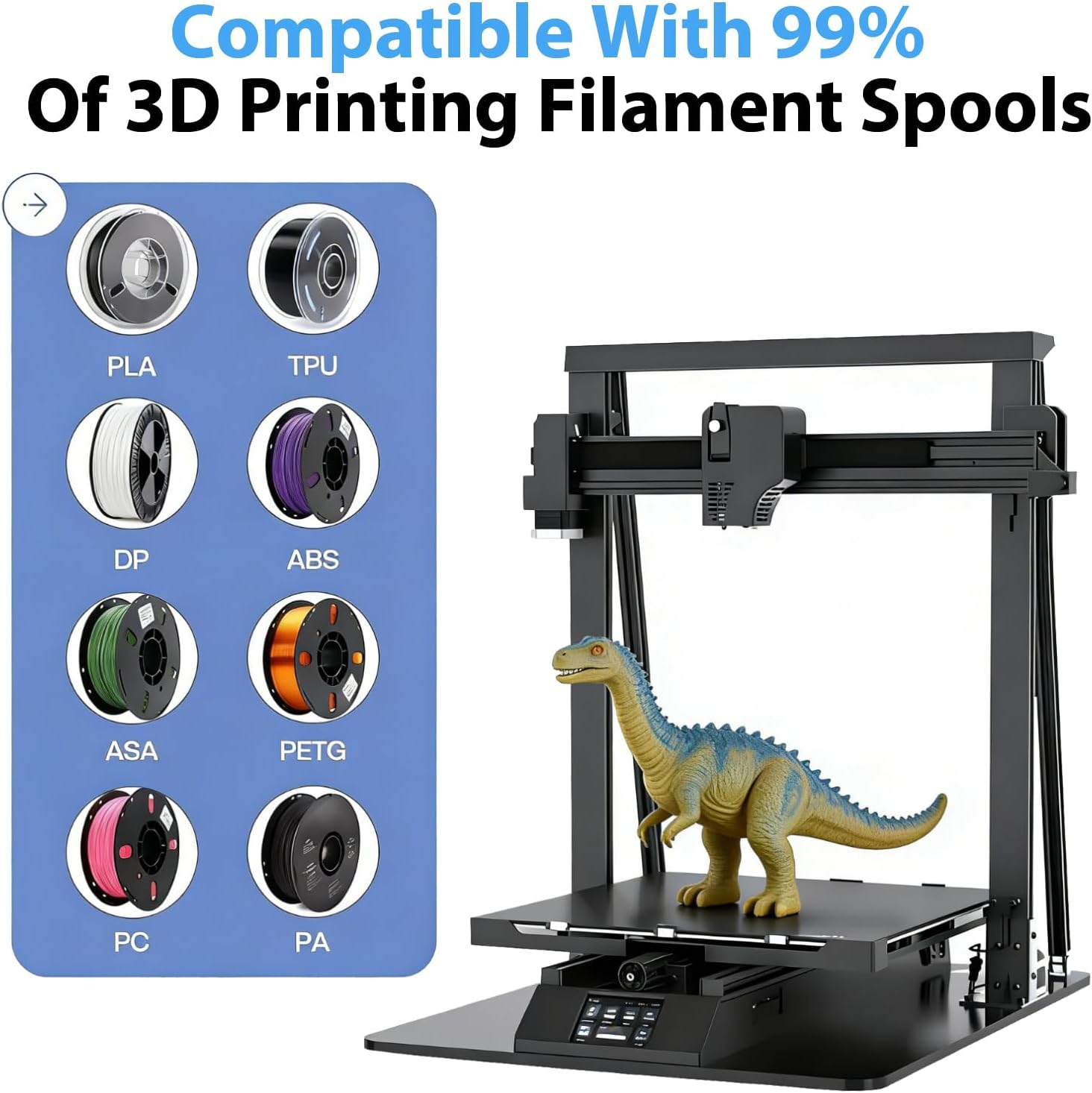 Upgraded 3D Printer Black Fila - Petg Filament review and price