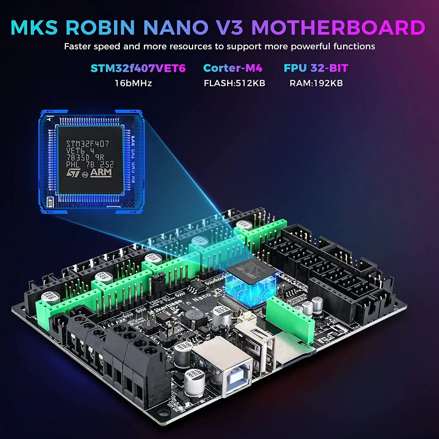 Makerbase 3D Printer Control B - Mks Sgen review and price