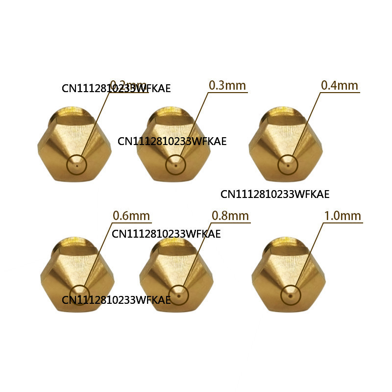 5pcs MK10 M6 Extruder Nozzle 1 - Printer Nozzle review and price