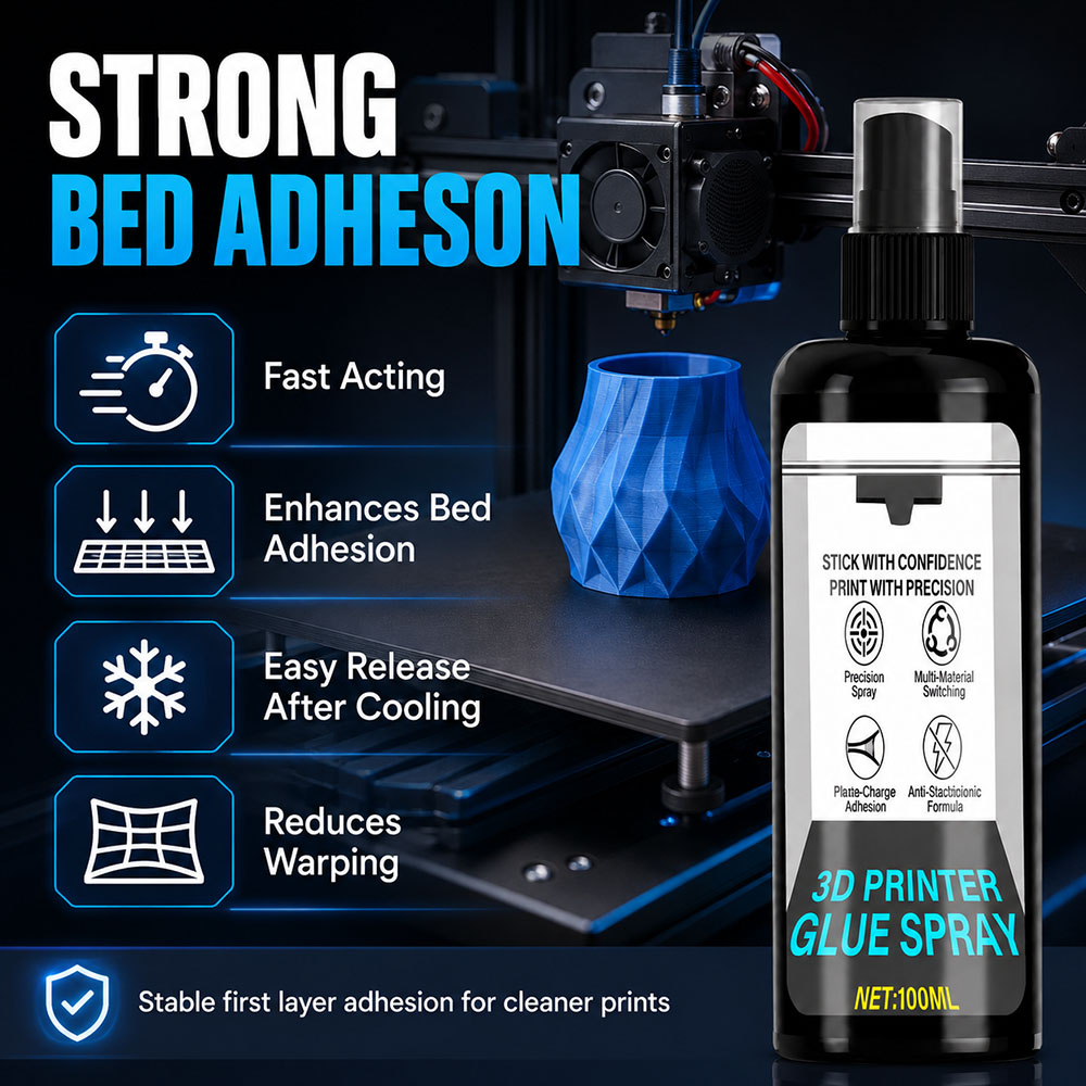 100/200ml Strong 3D Printer Ad - 3D Printer Bed review and price
