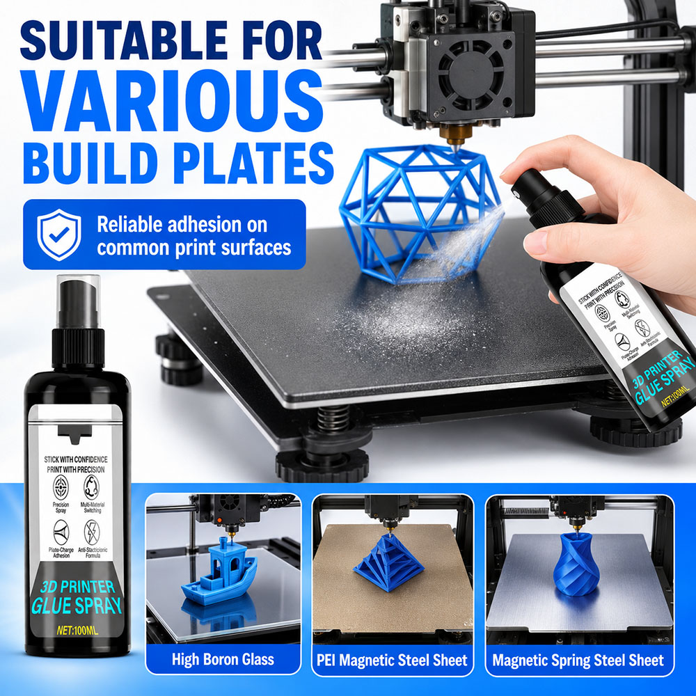 100/200ml Strong 3D Printer Ad - 3D Printer Bed review and price