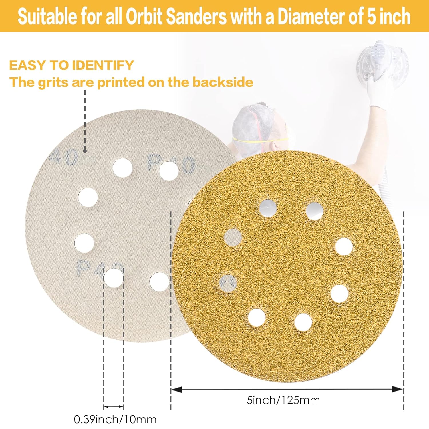 10-100PCS 5 Inch 8 Hole Sandin - Extruder review and price