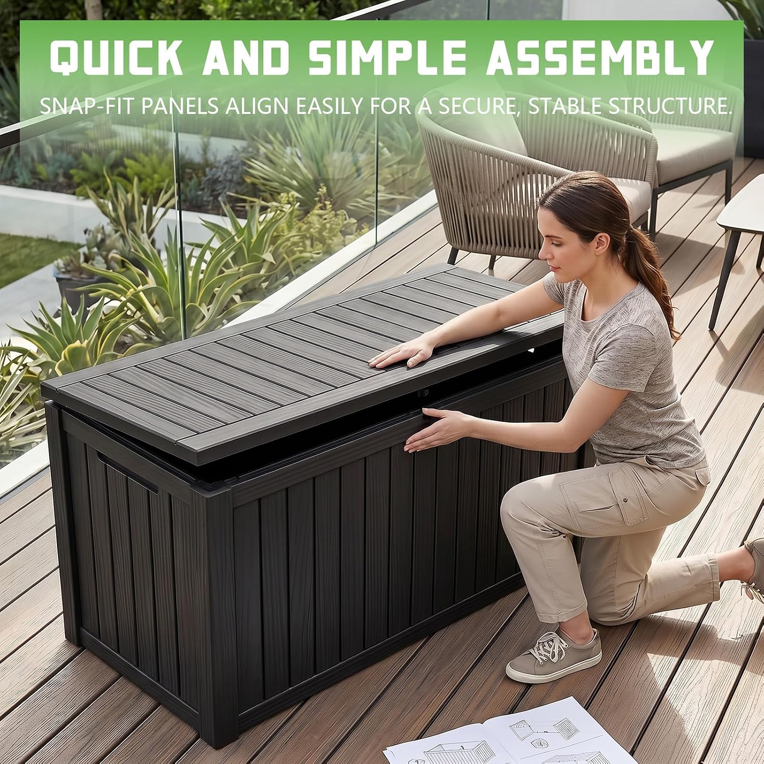 200 Gallon Lockable Resin Deck - Uv Resin review and price