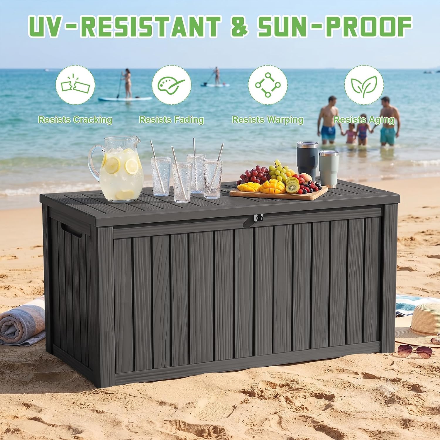 200 Gallon Lockable Resin Deck - Uv Resin review and price