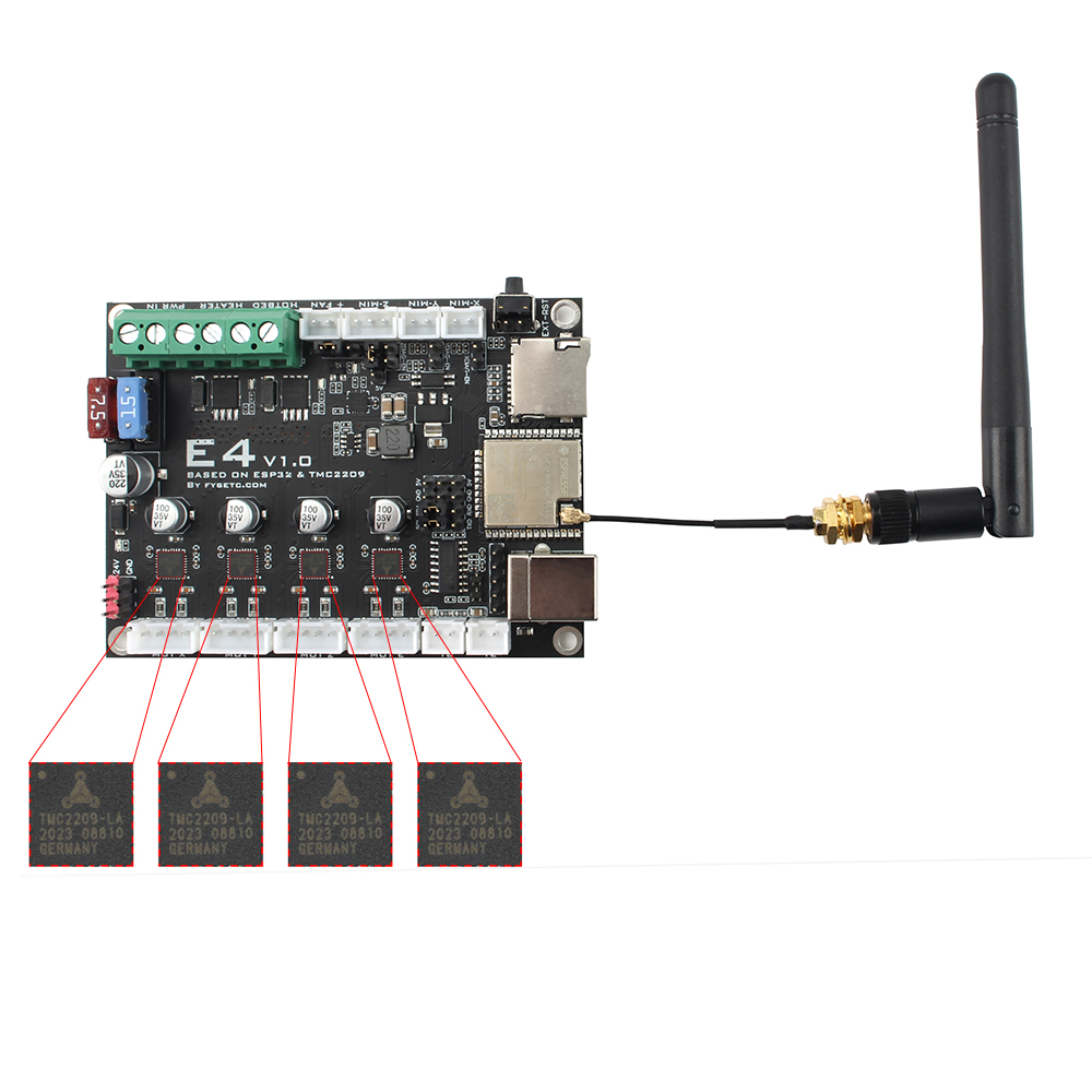 FYSETC E4 Board with Built-in  - Mks Sgen review and price