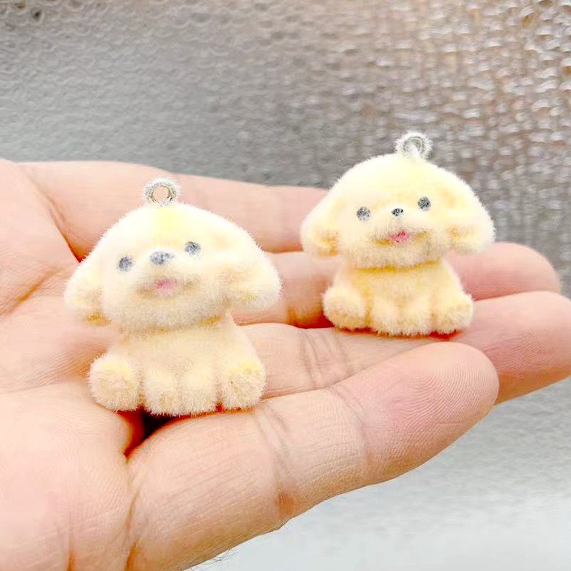 10pcs Flocked Dog Cartoon 3D A - Resin review and price
