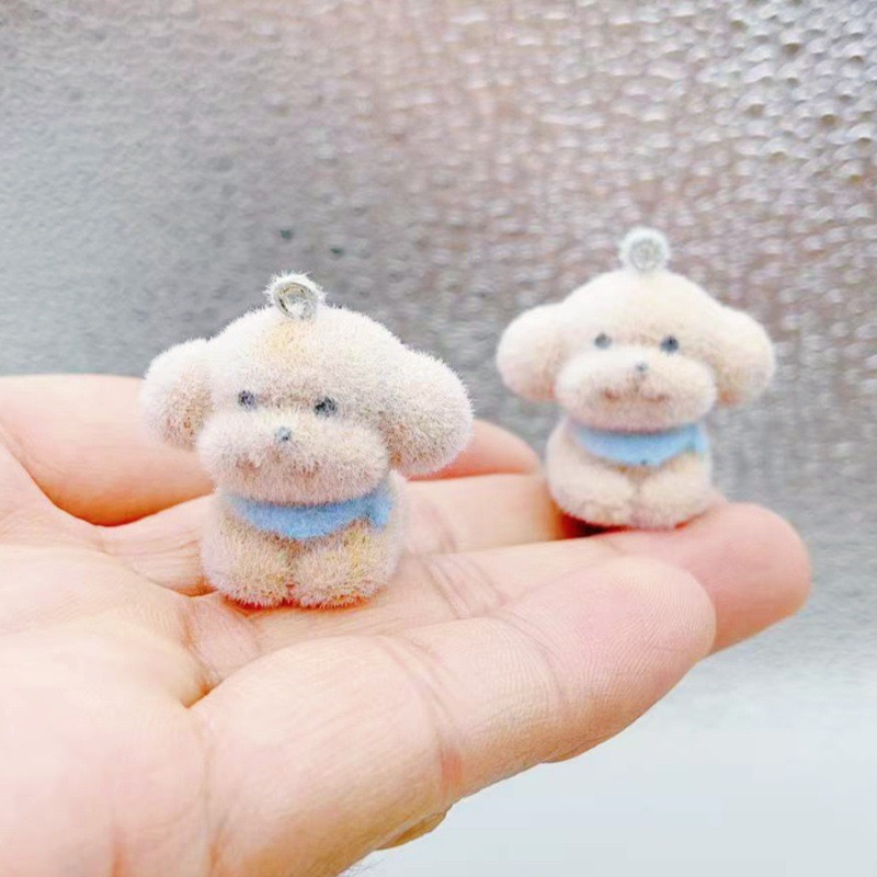 10pcs Flocked Dog Cartoon 3D A - Resin review and price