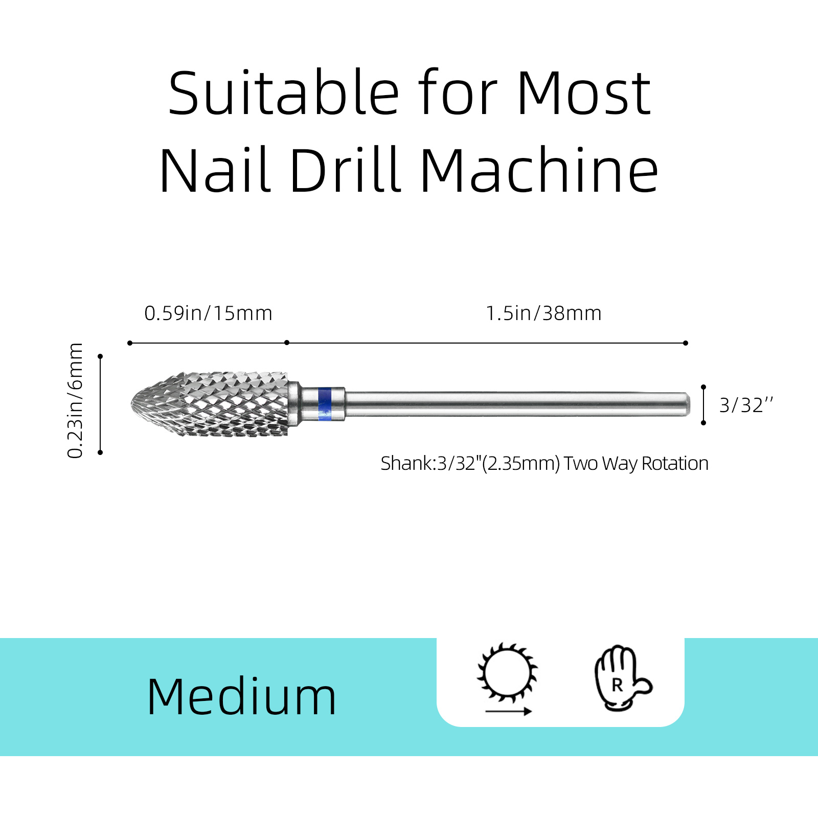 HYTOOS Bullet Carbide Nail Dri - Nozzle Tungsten review and price