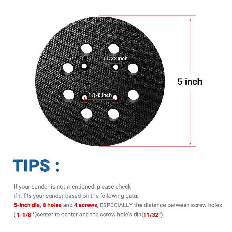 1Pcs Replacement Sanding Pad 5 - Extruder review and price
