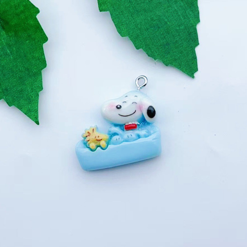 12pcs resin cartoon dog pendan - Resin review and price