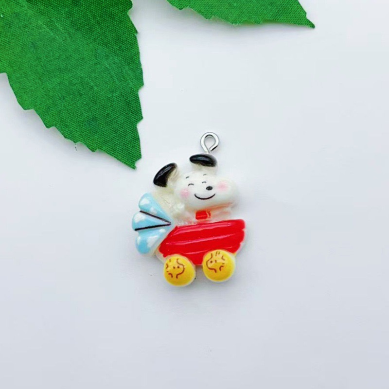 12pcs resin cartoon dog pendan - Resin review and price