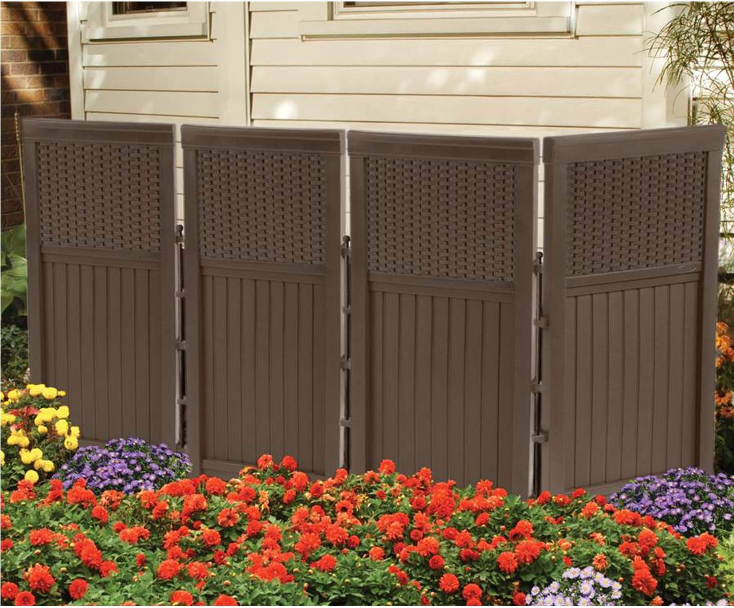4 Freestanding Wicker Resin Re - Resin review and price