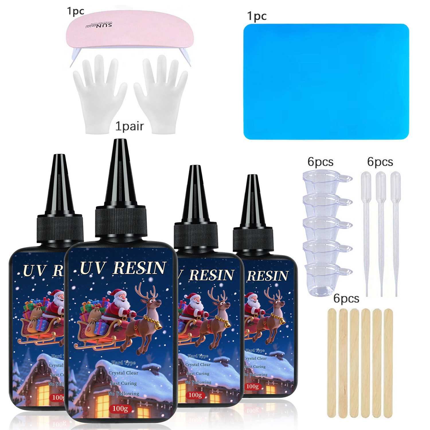 100-1000g Christmas Transparen - Uv Resin review and price