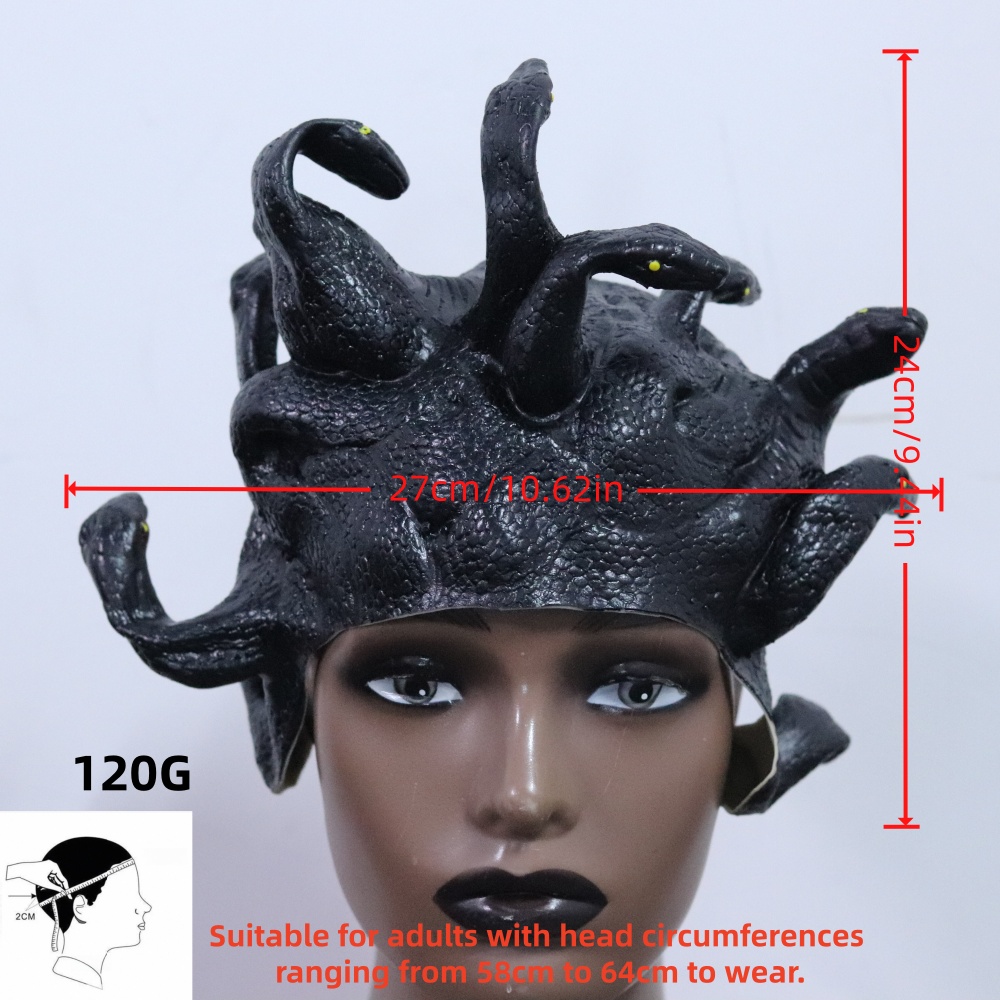 Medusa latex wig mask,Horror s - Cobra Extruder review and price