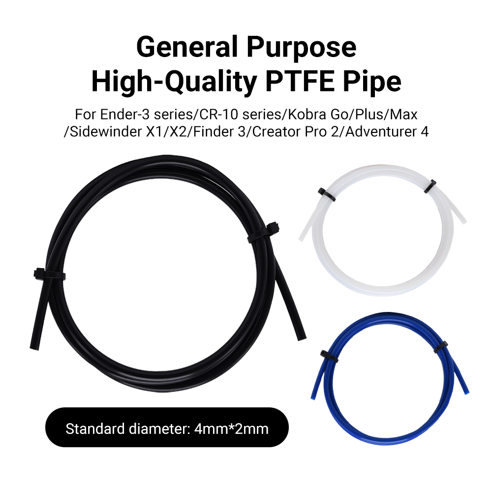 1M PTFE Tube 2x4mm MK8 Hot End - Tpu Filament review and price