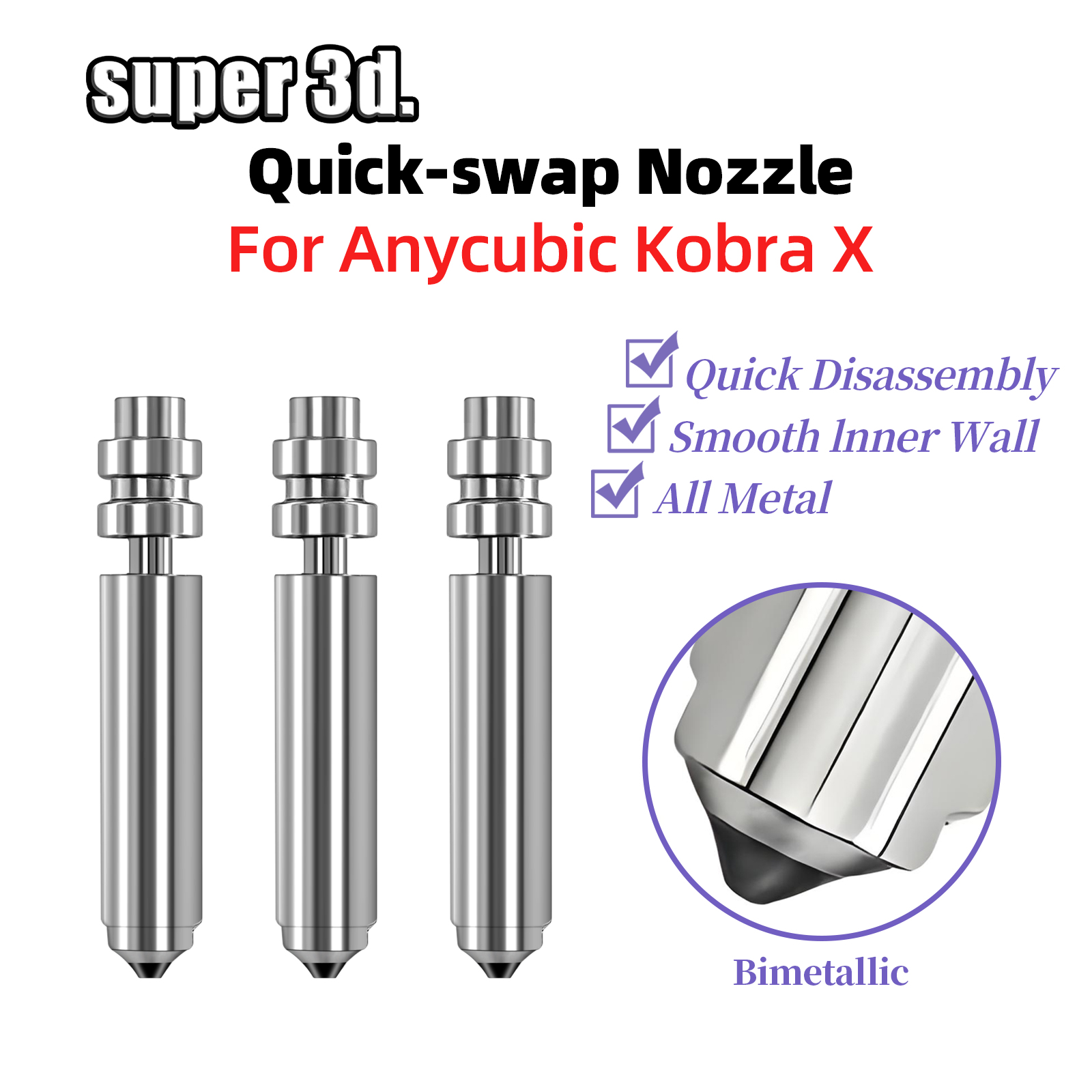 For Anycubic Kobra X Bimetalli - Cobra Extruder review and price