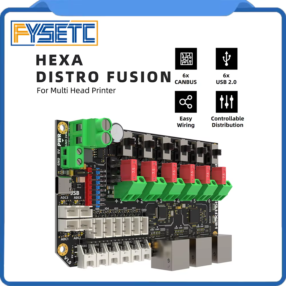FYSETC Hexa Distro Fusion Boar - Direct Drive Extruder review and price