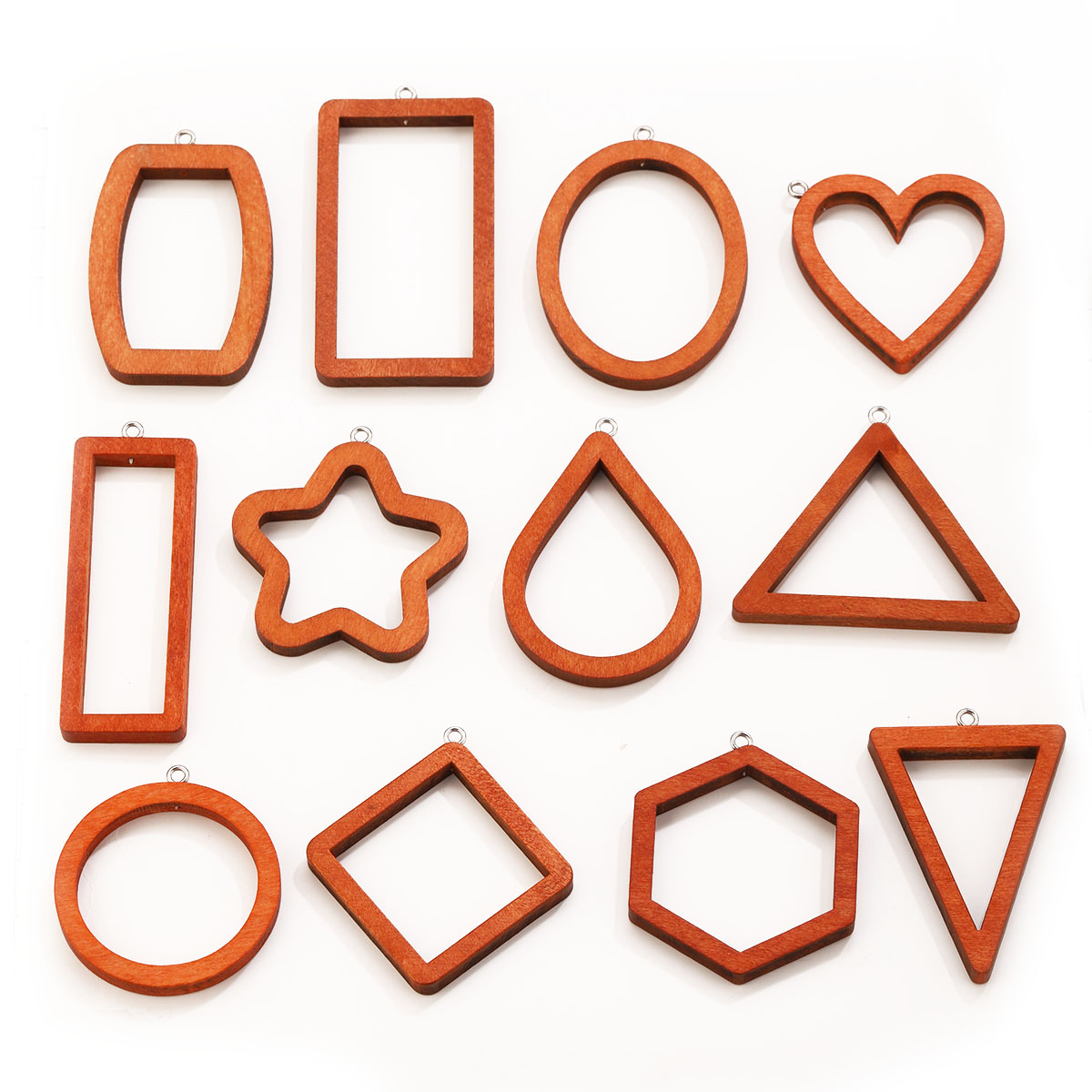 10PCS Triangle Rectangle Wood  - Uv Resin review and price