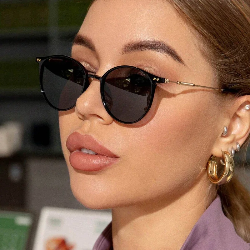 New Round Vintage Sunglasses W - Uv Resin review and price