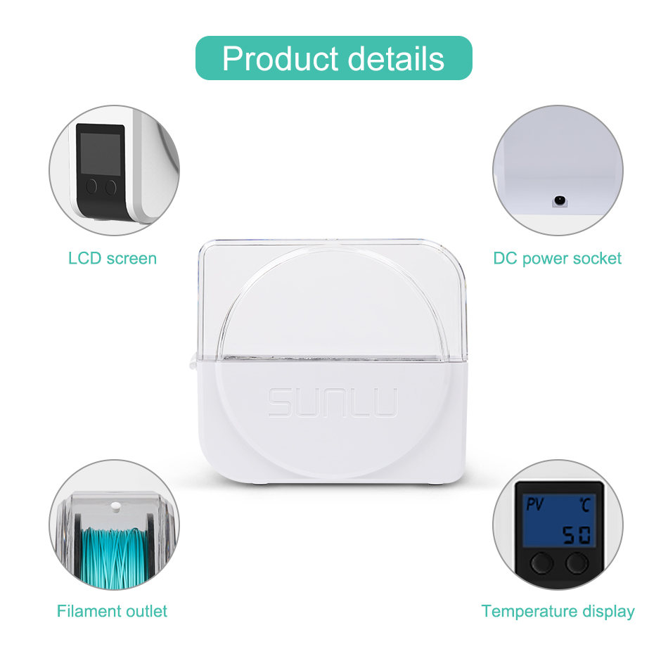 SUNLU Filament Dryer S1 Plus B - Enclosure 3D Printer review and price